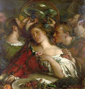 Tibullus in the House of Delia - Charles Haslewood Shannon Tibullus in the House of Delia - Charles Haslewood Shannon