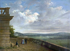 View from the Nottingham Castle Terrace Looking East View from the Nottingham Castle Terrace Looking East