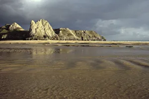 Three-cliffs Bay Landscape Print