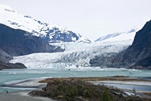 Views of Mendenhall Glacier just outside Juneau, southeast Alaska, USA Views of Mendenhall Glacier just outside Juneau, southeast Alaska, USA