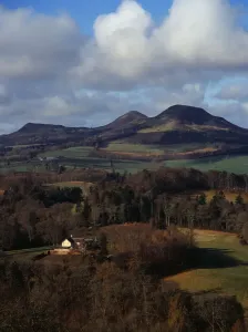 Eildon Hills Print from Scotts View