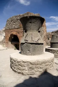 Pompeii Bakery Print, Ancient Roman Architecture