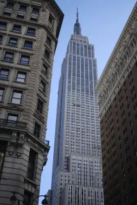 Empire State Building Street Level Print
