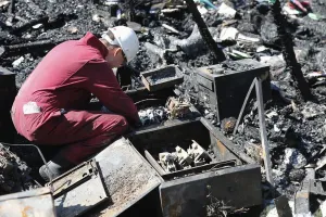 Forensic Investigation Print: Charred Ruin Examination