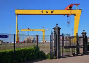 Samson and Goliath Cranes Print