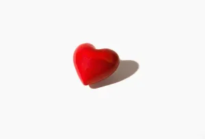 Red Heart Shaped Stone Print