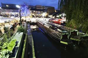 Camden Lock Market, London at night, Christmas 2011 Camden Lock Market, London at night, Christmas 2011