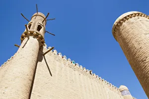 Exterior detail of Tash Khauli, also known as Tosh Hovli, Ichan Kala, Khiva, Uzbekistan Exterior detail of Tash Khauli, also known as Tosh Hovli, Ichan Kala, Khiva, Uzbekistan