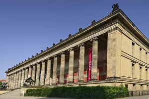 Germany, Berlin, Altes Museum, Old Museum, Angular view of the facade from the Lustgarten Germany, Berlin, Altes Museum, Old Museum, Angular view of the facade from the Lustgarten