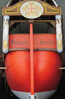 Italy, Liguria, Genoa, Galata Museo del Mare, galleon detail Italy, Liguria, Genoa, Galata Museo del Mare, galleon detail