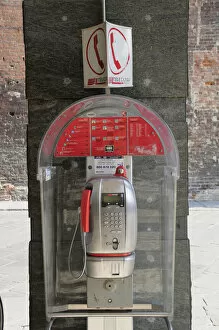 Transport Collection: Italy, Lombardy, Cremona, public telephone