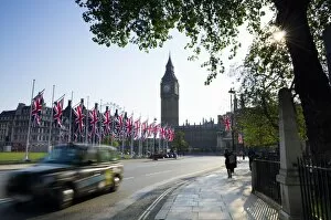 Union Jacks - Flags Collection: London, Parliament Square and Houses of Parliament, Big Ben