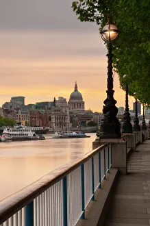 UK, London, St. Pauls Cathedral from South Bank UK, London, St. Pauls Cathedral from South Bank