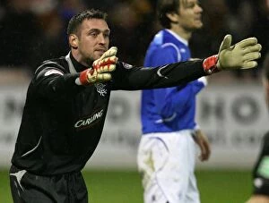 Images Dated 12th November 2008: Allan McGregor Faces Off: 0-0 Stalemate Between Rangers and Motherwell at Fir Park