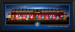 Ibrox at Night Framed Panoramic Ibrox at Night Framed Panoramic