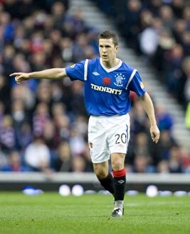 Images Dated 5th November 2011: Matt McKay Scores the Game-Winning Goal: Rangers 3-1 Dundee United at Ibrox Stadium - Clydesdale