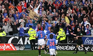 Images Dated 20th October 2007: Novo's Triumph: Rangers Third Goal Blitz Against Celtic (3-0) at Ibrox