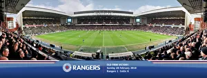 Old Firm Victory Framed Panoramic Print Old Firm Victory Framed Panoramic Print