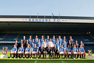 Ibrox Collection: Soccer - Rangers Team Picture 2010 / 1011 - Ibrox Stadium