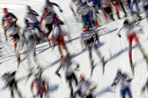 Athletes compete in the womens 30km cross country race at the Nordic World Championships Athletes compete in the womens 30km cross country race at the Nordic World Championships