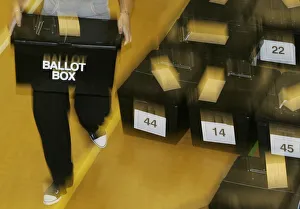 A Ballot box is carried into the count centre after the Hartlepool by-election A Ballot box is carried into the count centre after the Hartlepool by-election