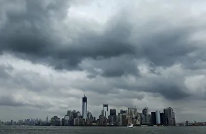 Clouds gather over New York Clouds gather over New York