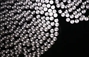 Cold drawn steel bars are pictured at a production line at Schmolz + Bickenbach Cold drawn steel bars are pictured at a production line at Schmolz + Bickenbach