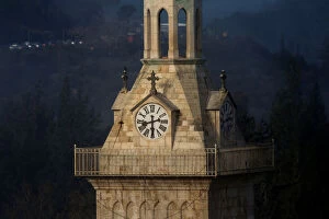 Images Dated 28th January 2018: A general view of the clock tower of the Church of Saint John the Baptist in Jerusalem