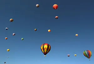Hot air balloons take off for 25th annual hot air balloon rodeo in Steamboat Springs, Colorado Hot air balloons take off for 25th annual hot air balloon rodeo in Steamboat Springs, Colorado
