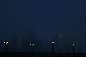 The Houses of Parliament are seen in late afternoon mist in central London The Houses of Parliament are seen in late afternoon mist in central London