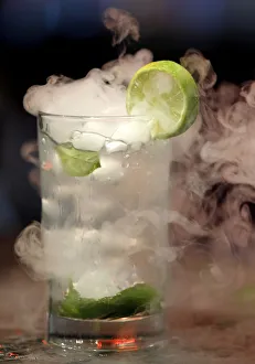 A molecular Mojito is displayed at a bartender school in Lima A molecular Mojito is displayed at a bartender school in Lima