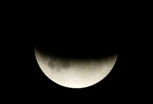 Moonlight Prints: Partial Lunar Eclipse Print