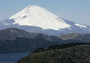 Mount Fuji is pictured covered with snow in Hakone, Kanagawa Prefecture Mount Fuji is pictured covered with snow in Hakone, Kanagawa Prefecture