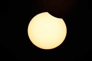 Coquimbo Solar Eclipse Prints: A partial solar eclipse is observed at Coquimbo