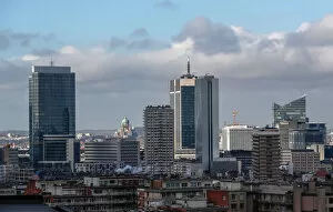 Images Dated 19th January 2018: Offices buildings are seen in Brussels