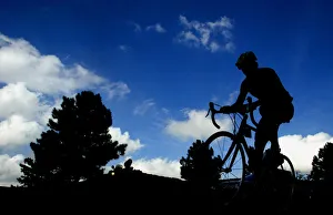 A rider cycles during the 13th stage of the Tour of Spain cycling race A rider cycles during the 13th stage of the Tour of Spain cycling race
