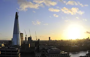 The Shard is seen at dusk in central London The Shard is seen at dusk in central London