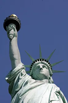 Statue of Liberty in New York harbor that will re-open to public on July 4th Statue of Liberty in New York harbor that will re-open to public on July 4th