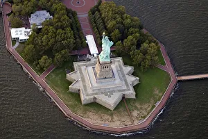 The Statue of Liberty stands in New York Harbor The Statue of Liberty stands in New York Harbor
