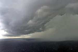 A storm approaches West Palm Beach, Florida from the East after hurricane Frances hit yesterday A storm approaches West Palm Beach, Florida from the East after hurricane Frances hit yesterday