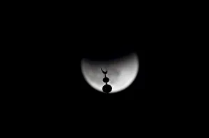 A total lunar eclipse is seen over the Tower of David in Jerusalems Old City A total lunar eclipse is seen over the Tower of David in Jerusalems Old City