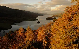 A view of Loch Tummel from Queens View, Perthshire, Scotland A view of Loch Tummel from Queens View, Perthshire, Scotland