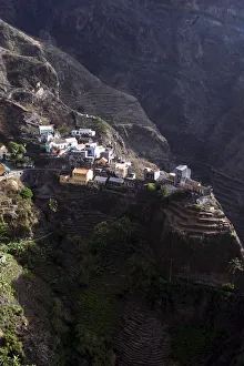 The village of Fontainhas sits perched amid terraced farmland on Cape Verdes Sao Antao The village of Fontainhas sits perched amid terraced farmland on Cape Verdes Sao Antao