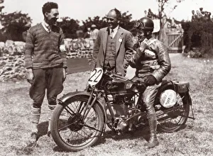 Alec Bennett (Velocette) after winning the 1928 Junior TT Alec Bennett (Velocette) after winning the 1928 Junior TT