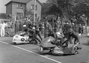 All eyes on the starters flag: 1962 Sidecar TT All eyes on the starters flag: 1962 Sidecar TT
