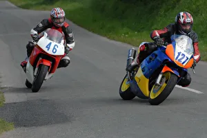 Anthony Redmond (127) (Yamaha) and John Hulley (Honda) 2007 Jurby Road Anthony Redmond (127) (Yamaha) and John Hulley (Honda) 2007 Jurby Road