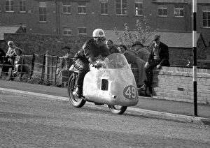 Bob McIntyre at Cruickshanks, 1955 Junior TT Bob McIntyre at Cruickshanks, 1955 Junior TT