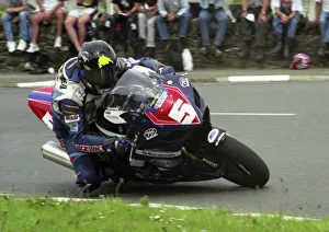 Bruce Anstey at Sulby Bridge; 2004 Production 1000 TT Bruce Anstey at Sulby Bridge; 2004 Production 1000 TT