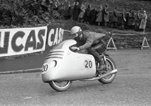 Carlo Ubbiali at Governors Bridge; 1956 Lightweight TT Carlo Ubbiali at Governors Bridge; 1956 Lightweight TT