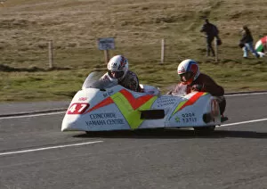 Images Dated 22nd August 2019: Bill Crook & Steve Lavender (Jacobs Yamaha) 1994 Sidecar TT